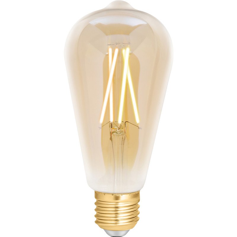 Sotel  WiZ Ampoule ambre à filament 50 W ST64 E27 x2